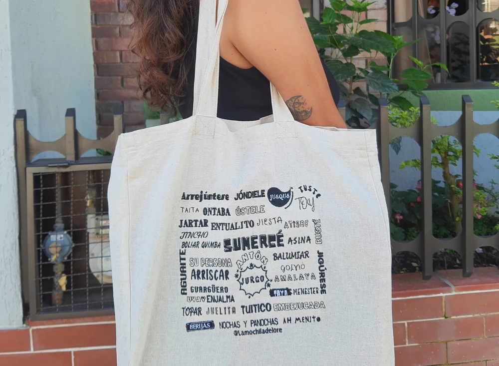 Tote bag diccionario boyacense 1